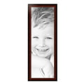 thumbnail image 2 of ArtToFrames 12" x 36" Honors Mahogany with Black Picture Frame, 12x36 inch Brown Wood Poster Frame (WOM-5154), 5 Pack, 2 of 6