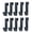 Black, variant on 5 / 10 Pcs Over The Cabinet Drawer Door Hooks 1.12 Inch for Hanger in The Cabinet Christmas Decoration Hooks Sturdy Metal Z Shaped Hanger Peg for Bathroom Clothes Towel