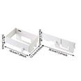 thumbnail image 3 of Foldable Wall Mounted Holder Space Saving Hanging Garbage Rack For Kitchen Cabinet And Bathroom Door, 3 of 4