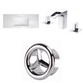 thumbnail image 1 of American Imaginations 25-in. W 3H8-in. Ceramic Top Set In White Color - Overflow Drain Incl. AI-24227, 1 of 8