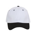 thumbnail image 2 of Casquette de Baseball Ajustable Bicolore, Blanc Noir, 2 of 2