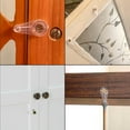 thumbnail image 5 of 2024 TOP! 50 Pairs Glass Retainer Clips Kit Cabinet 4Mm Plastic Doors with Screws for Fixing, 5 of 7
