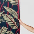 thumbnail image 3 of Orinice Bathroom Shower Curtain ﻿Tropical Plants Seamless Pattern Bird Paradise Bathtub 12 Hooks Solid Microfiber Fabric Water Repellent Treatment Modern Home Bath Room Decorations 36x72, 3 of 7