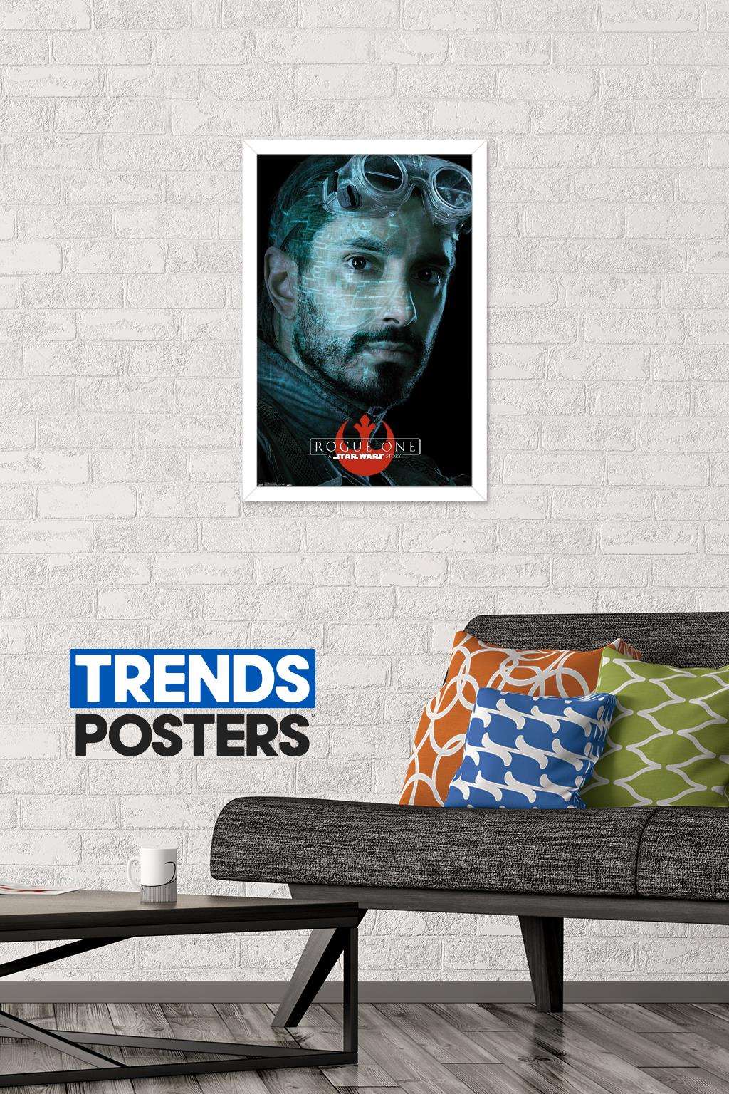 Star Wars: Rogue One - Bodhi Wall Poster, 14.725" x 22.375", Framed