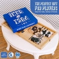 thumbnail image 5 of 3-in-1 Chess, Checkers, and Fast Sling Puck Game with Wooden Board and Carry Case - Large Size 24x12in - Board Games by Zenagame, 5 of 6