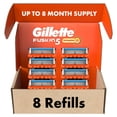 thumbnail image 1 of Repuestos de cuchillas de afeitar Gillette Fusion Power para hombre, 8 unidades, 1 of 17
