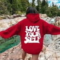 thumbnail image 2 of Hoodies Sweatshirt for Women Long Sleeve Pullover Sweatshirt Baggy Hoodies Red Hoodies Woman Womens Clothes Trendy Fall 2025 Young Women, 2 of 5