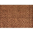 thumbnail image 1 of Ahgly Company Indoor Rectangle Abstract Orange Modern Area Rugs, 3' x 5', 1 of 4