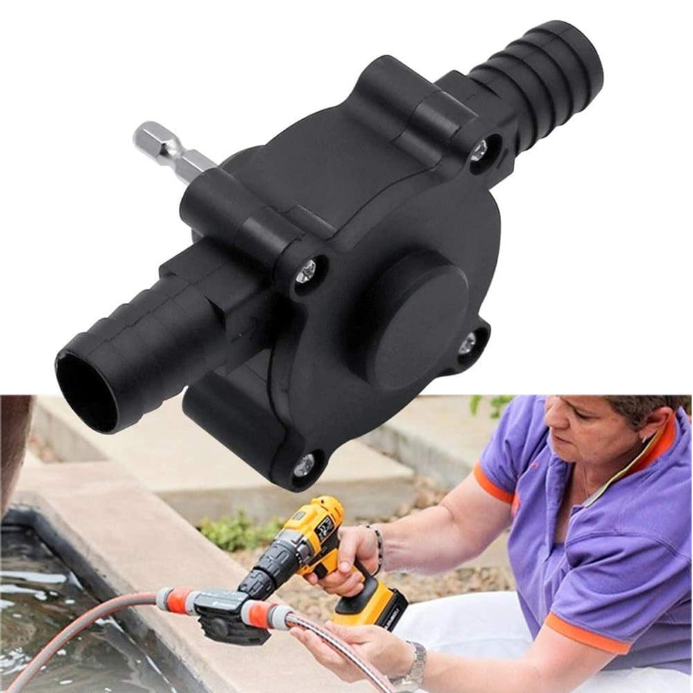 Heavy Duty Self-Priming Hand Electric Drill Water Pump Centrifugal Garden Home 