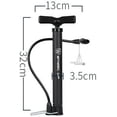 thumbnail image 2 of Fahrrad-Standpumpe, Automatic, Reversible, Presta- and Schrader-Ventile, Mini-Fahrrad-Luftpumpe, 120 PSI mit Multifunktions-Ballnadel Ormromra LL-1676, 2 of 8