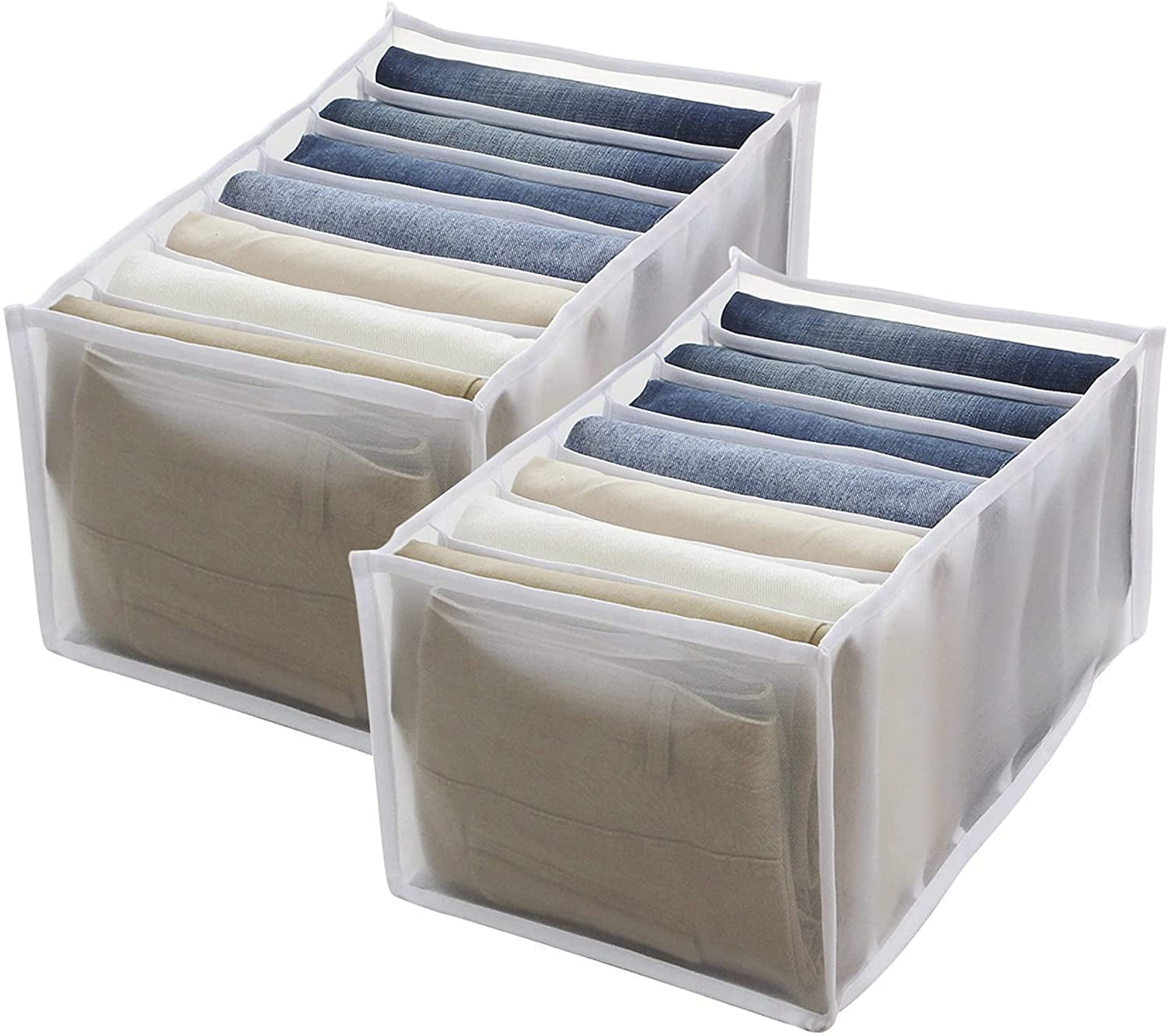 Details about   3 Pack Collapsible Cube Storage Container Fabric Organizer Assorted Colors 7x7x7 