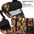 thumbnail image 4 of Pepperoni Pizza Lover Crossbody Backpack, Cheesy Slice Print Sling Bag for Pizza Party, Fast Food, and Italian Food Fans, 4 of 6