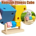 thumbnail image 2 of QHUDLV Hamster Chew Dwarf Hamster Chew Block Bite Resistant Natural Wood Hamster Pets Bunny Small Blocks Cage For Rabbits Squirrel, 2 of 9