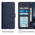 thumbnail image 5 of Allytechgroup Case for Samsung Galaxy A35, RFID Blocking PU Leather Wallet Flip Case with Cards Holder Crossbody Shoulder Strap Shockproof Multi-functional Phone Case for Samsung Galaxy A35, Blue, 5 of 7