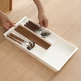 thumbnail image 5 of Yooshoverk Expandable Drawer Organizer Adjustable Plastic Storage Box Kitchen Bathroom Divider, 5 of 6
