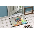 thumbnail image 4 of Carolines Treasures DAC2577JMAT 0.15 x 24 x 36 in. Yorkshire Terrier Hippie Dawg Indoor or Outdoor Mat, 4 of 6