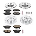 thumbnail image 3 of PowerStop Front and Rear Z23 Evolution Sport Carbon-Fiber Ceramic Brake Pad and Drilled & Slotted Rotor Kit Fits: SCION Select Models K6076, 3 of 10