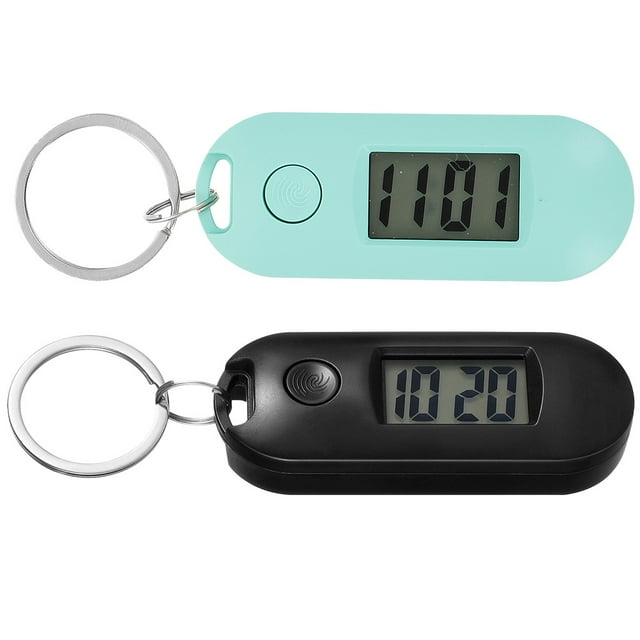 2 relojes electrónicos de bolsillo para exámenes, llavero, ideales para estudiantes.