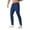 Navy, variant on Men's All-Terrain Utility Pants with Drawstring Elastic Waist and Multi-Pocket Design for Outdoor Use