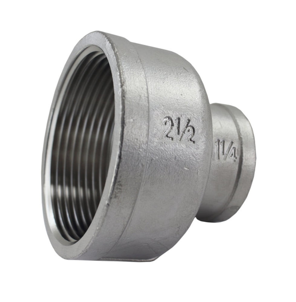 Female Reducer Reducing Coupling,Stainless Steel 304 NPT Female Threaded Cast Pipe Fitting,Nipple 2 x 1-1/4 Female Reducer Reducing Coupling,Stainless Steel 304 NPT Female Threaded Cast Pipe Fitting,Nipple 2 x 1-1/4