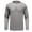 Light Gray, variant on AZoiNM Men's Long Sleeve Henley Shirt Waffle Knit Regular Fit Casual Pullover Tee Soft Lightweight Button Front Top for Fall Winter Spring