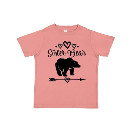 

Inktastic Sister Bear Native Arrow Gift Toddler Toddler Girl T-Shirt