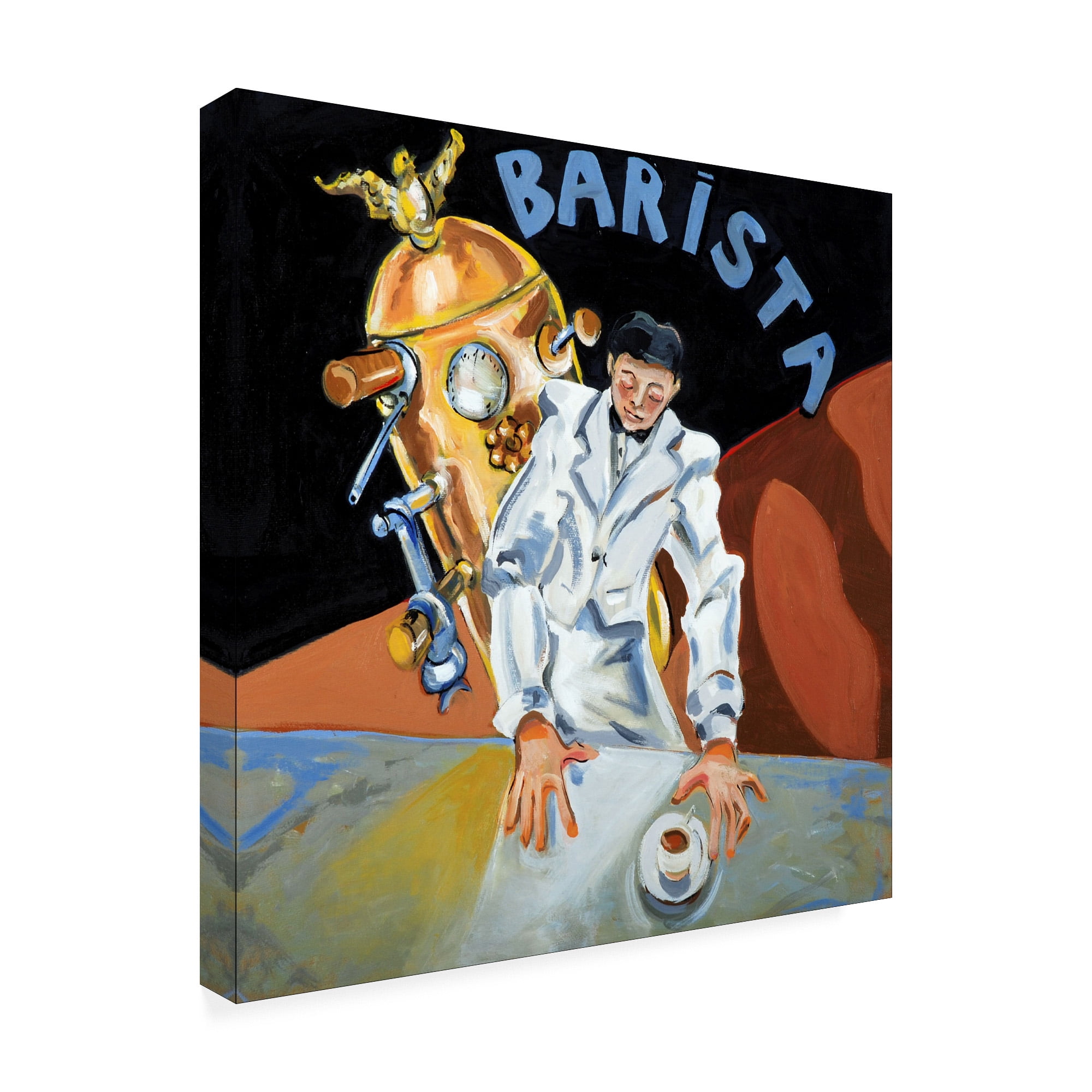 Trademark Fine Art 'Barista Garcon' Canvas Art by Patricia A. Reed