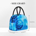 thumbnail image 2 of Pofeuu Blue Shell Print Lunch Bag for Adult Insulated Lunch Box,Leakproof Cooler Food Lunch Containers Reusable High Capacity Lunch Tote Bags-One Size, 2 of 6