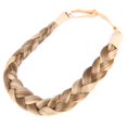 thumbnail image 1 of DIGUAN Diadema trenzada de pelo sintético, trenzas trenzadas anchas y gruesas, postizo elástico para mujeres y niñas, accesorio de belleza, 55g aHairBeauty (rubio jengibre), 1 of 5