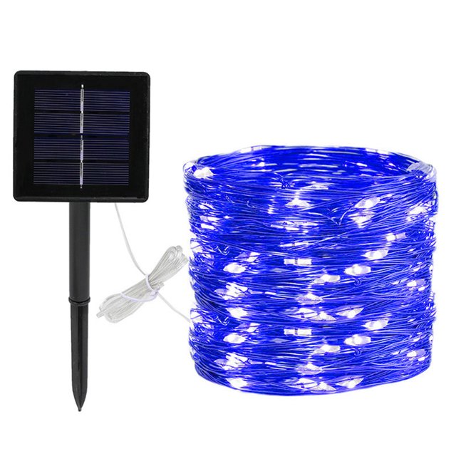 CAROOTU 50/100/200 Led Solar Power Fairy Light String Lamp Party Xmas Decor Garden Outdoor Light