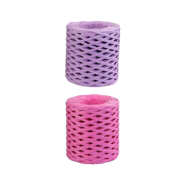 Conjunto de 2 Rollos de Cinta de Papel de 656 Pies para Envolver Telas