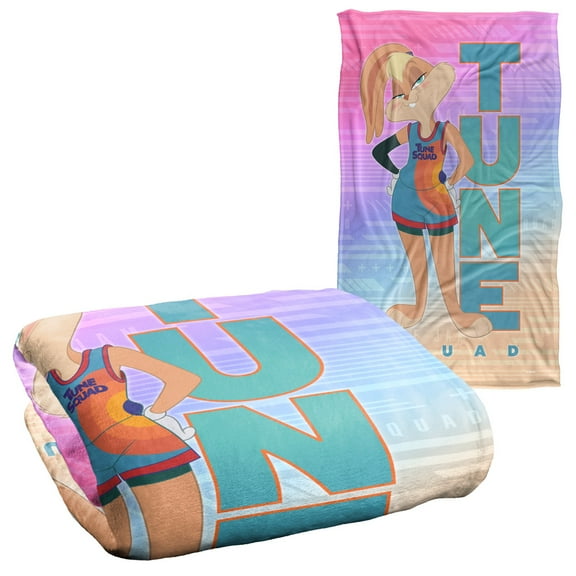 Space Jam: A New Legacy Lola Toon Squad Officially LicensedSilky Touch Super Soft Throw Blanket 36" x 58"