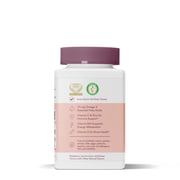 SmartyPants Womens Organic Multi & Vegetarian Omega 3 Gummy Vitamins with D3, C & B12 - 90ct