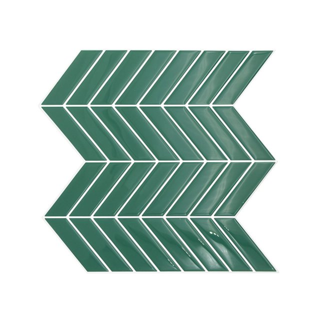 Autoadhesivo Decor DIY Wallpaper Etiqueta de pared para el baño Backspsh Cocina Backspsh Backspsh Azuls detrás de estufa Verde Sunnimix Pegatina de pared