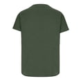 thumbnail image 6 of Fall Fashion Must Haves Womens Christmas T Shirts Funny Christmas Celebration Blouse Long Sleeve V Neck Shirt Top with Buttons Fall Clothes My Items, 6 of 6