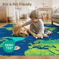 thumbnail image 4 of ODIKA Large Interactive Map Creatures Is Navigation Playroom for Home Office, Gaming Room, Under Desk, Non-Slip Chair-Friendly, 4 of 7