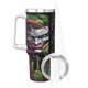 thumbnail image 3 of Vaso Joker de 40 oz con asa y tapa con pajita, taza aislada, botella de agua de acero inoxidable, taza de viaje, portavasos, regalo, 3 of 7