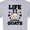 thumbnail image 4 of Inktastic Life is Better with Goats T-Shirt, 4 of 5