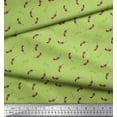 thumbnail image 3 of Soimoi Green polyester Crepe Fabric Print Sewing Fabric Yard 42 Inch Wide, 3 of 3
