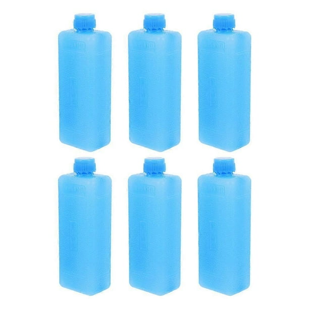 6pcs Reusable Ice Packs for Coolers, Lunch Boxes, Freezer Bags – Cold Retention for Camping, Fishing, Picnics
