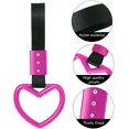 thumbnail image 3 of 2 Pieces Rings Heart-shaped Car Hand Straps Rear Bumper Warning Ring Decorative Warning Loops Subway Heart Handles for Car Interior Exterior Decoration, 3 of 7