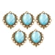 thumbnail image 2 of 5 Unids / pieza Ronda Colgante De Aleación De De Imitación Para Las Mujeres Teléfono Clave Decoración Accesorio Azul ácido Macarena Aleación de cristal colgante, 2 of 8