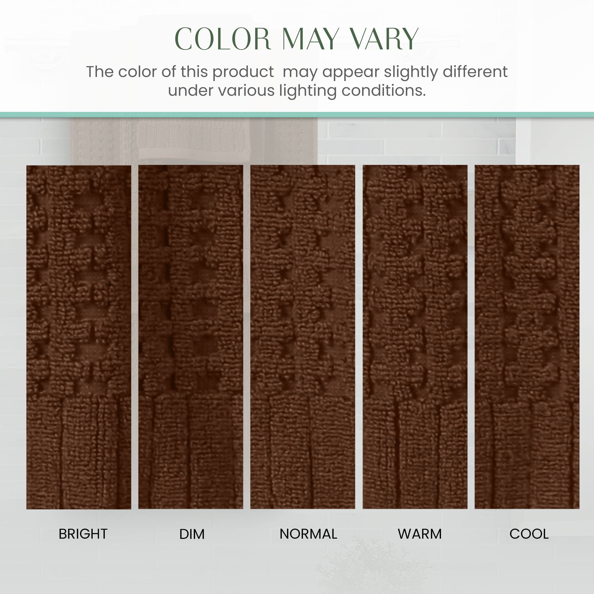 Home Weavers Willow Collection Hand Towels Set of 8 | 100% Cotton Zero Twist | 630 GSM Thick Plush | Soft, Highly Absorbent & Quick Dry | Hotel Quality Luxury Hand Towels | 16x24 Inch | Chocolate