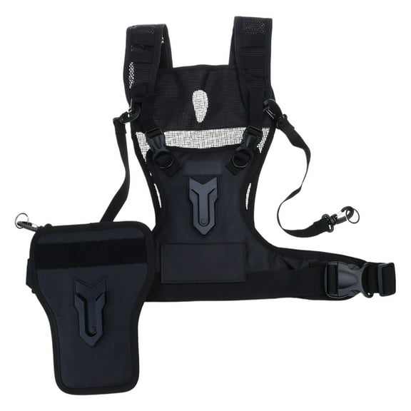 Double Camera Harness for All DSLR Models with Detachable and Foldable Designing for Portability