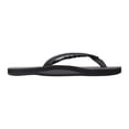 thumbnail image 3 of Rainbow Sandal Flirty Braidy Sandals Women's Black Leather Flip Flops, 3 of 6