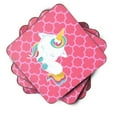 thumbnail image 2 of Quatrafoil Pink Unicorn Foam Coaster Set of 4, 2 of 3