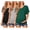 Black + Gray + Green, variant on 3 Pack Maternity Shirts Dolman Sleeve Side Ruched Pregnancy Tops Boat Neck Postpartum Clothes