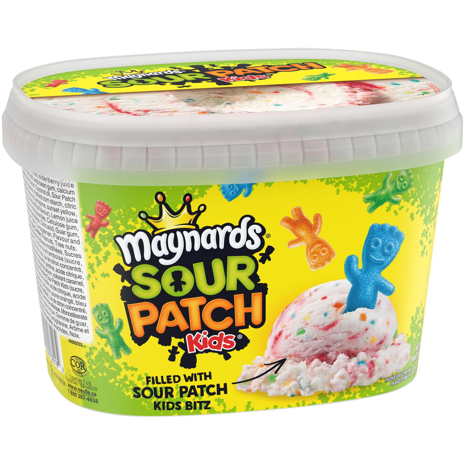 MAYNARDS® SOUR PATCH KIDS® Frozen Dessert & Lemon Sorbet Tub