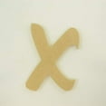 thumbnail image 1 of Package of 1, "X" 14 Inch X 1/2" MDF Letters In The Waltograph Font | Thick For Art & Craft Project, Made in USA, 1 of 1