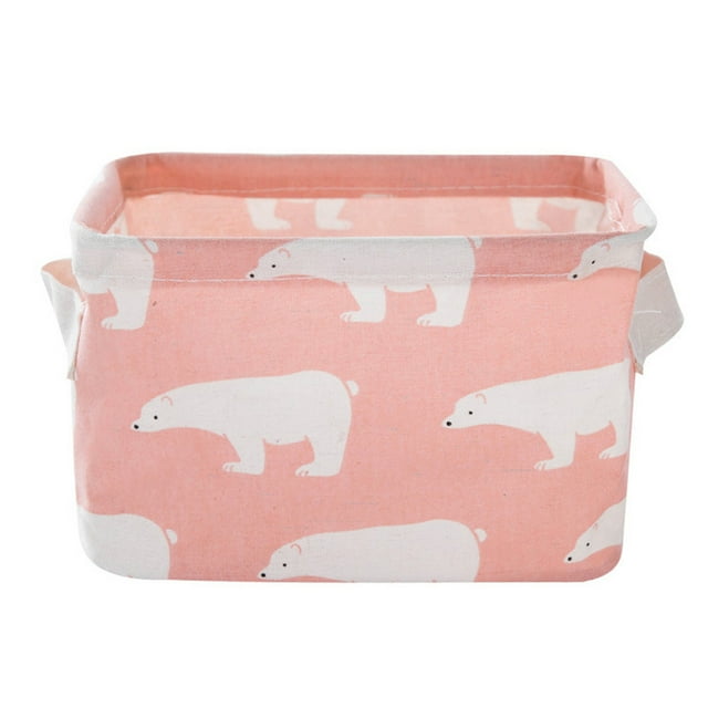 Vaidha Foldable Storage Bin Closet Toy Box Container Organizer Fabric Basket